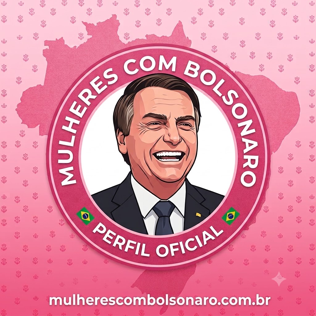 Mulheres com Bolsonaro - Logo Oficial