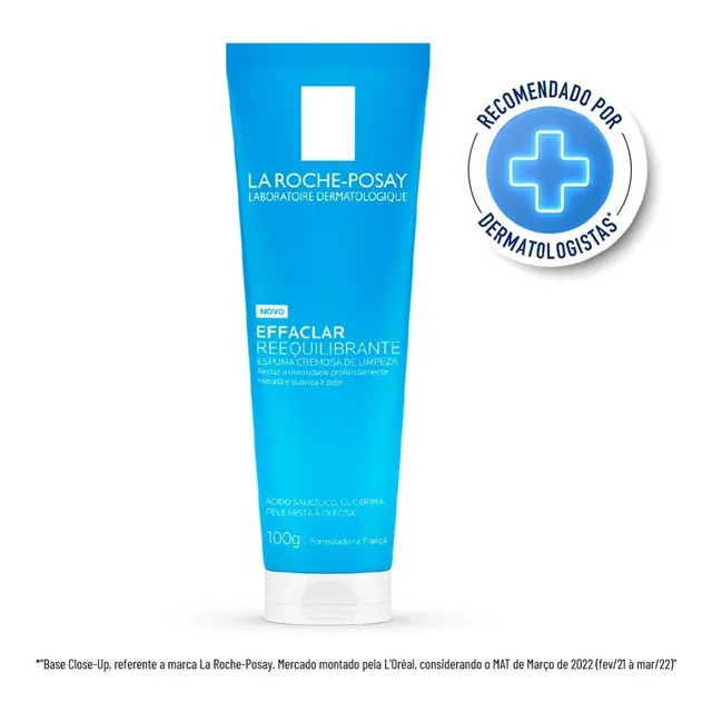 Espuma de Limpeza Facial Effaclar Reequilibrante La Roche-Posay 100g