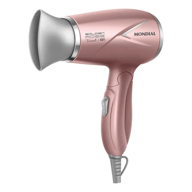 Secador Mondial Travel Golden Rose 1200w
