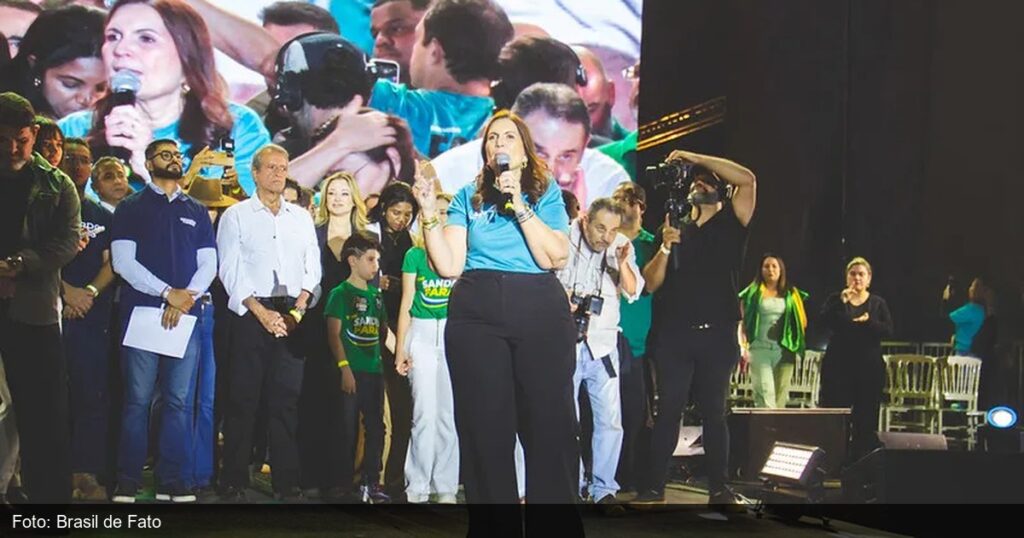Michelle Bolsonaro, candidata do PL ao Senado pelo Distrito Federal