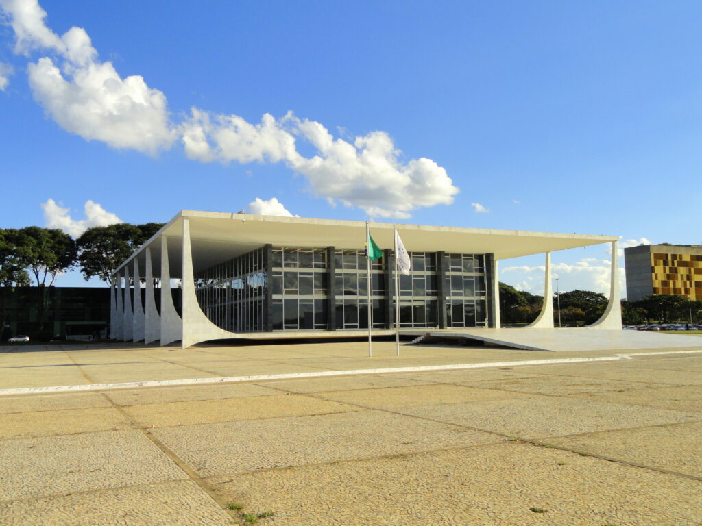 Edificio-sede do Supremo Tribunal Federal em Brasilia